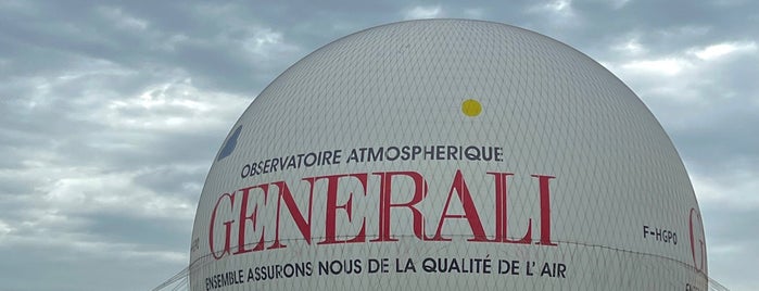 Ballon GENERALI de Paris is one of Paris with kids: sighseeing and dining.