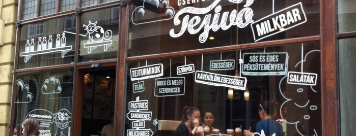 Cserpes Tejivó is one of The 15 Best Places for Hot Chocolate in Budapest.