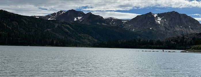 June Lake Beach is one of Two Puffins Across America.