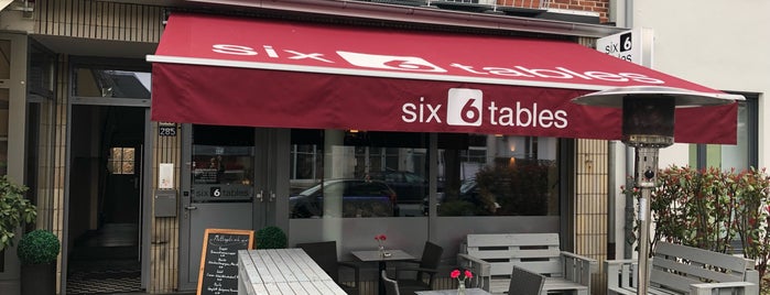 six tables is one of Janaさんのお気に入りスポット.