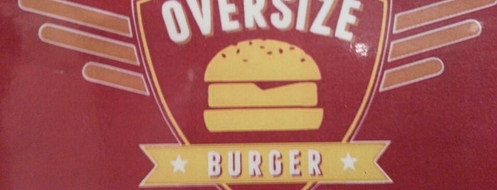 Oversize Burger is one of Orte, die Thiago gefallen.