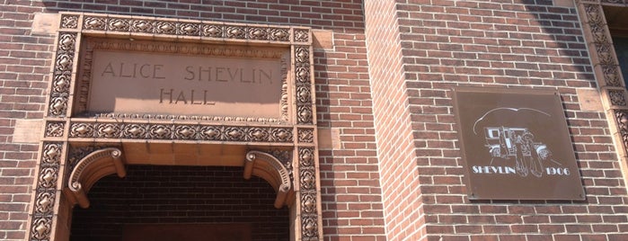Shevlin Hall is one of East Bank: University of Minnesota - Twin Cities.