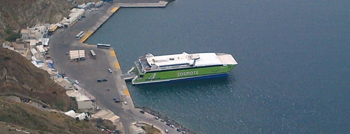 Santorini Port is one of Greece.