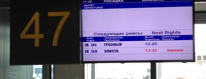 Выход 47 / Gate 47 is one of DME Airport Facilities.