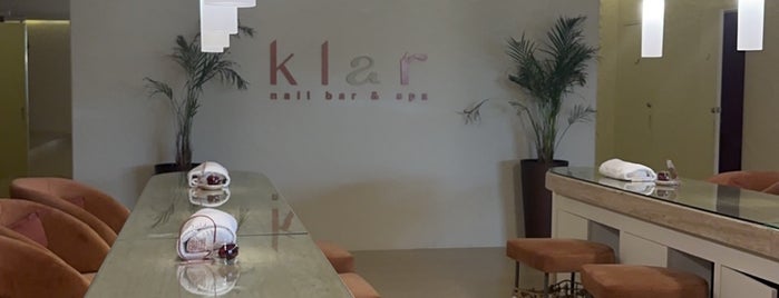 Klar is one of Salons&Spa 💆🏽‍♀️💅🏼.
