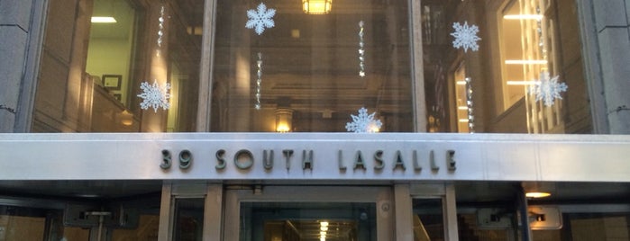 39 S La Salle Street is one of Lieux qui ont plu à Brandon.