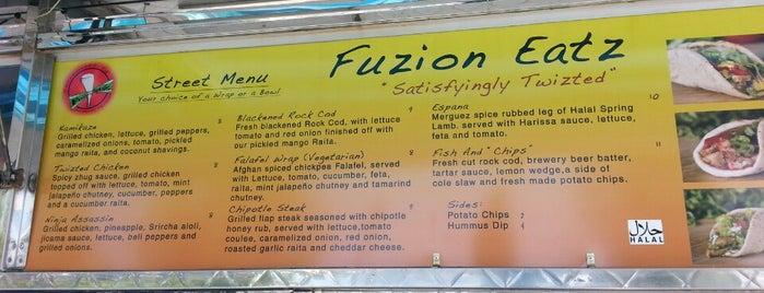 Fuzion Eatz is one of Sacramento Food Trucks.