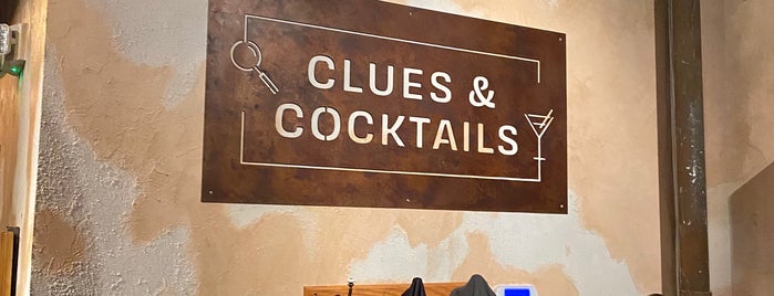 Clues and Cocktails is one of Finally A Georgia Peach.