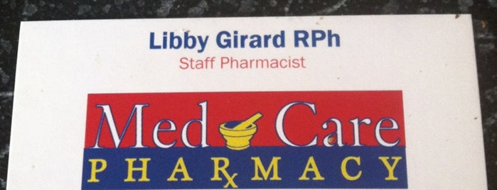 Med Care Pharmacy is one of Dr's.