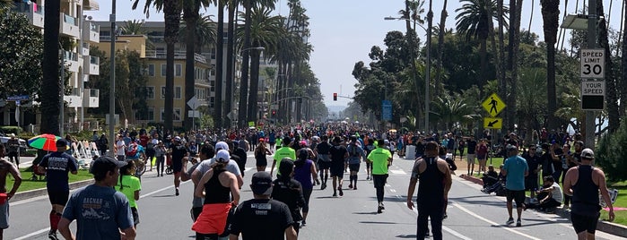 LA Marathon Finish Line is one of สถานที่ที่ Christopher ถูกใจ.
