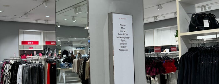 H&M is one of Shopping Malls.