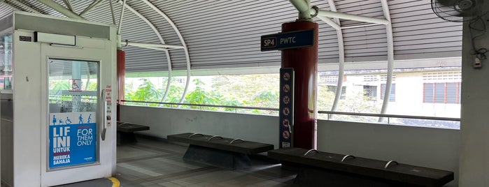 RapidKL PWTC (ST8) LRT Station is one of Pit Stops.