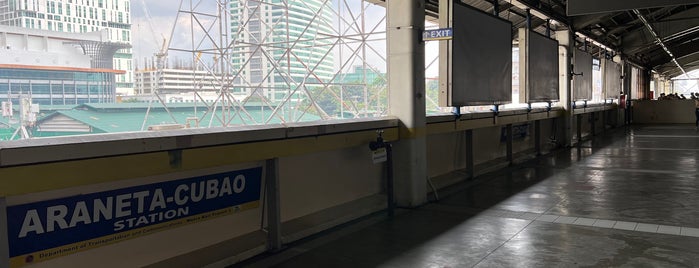 MRT3 - Araneta Center-Cubao Station is one of Manila.