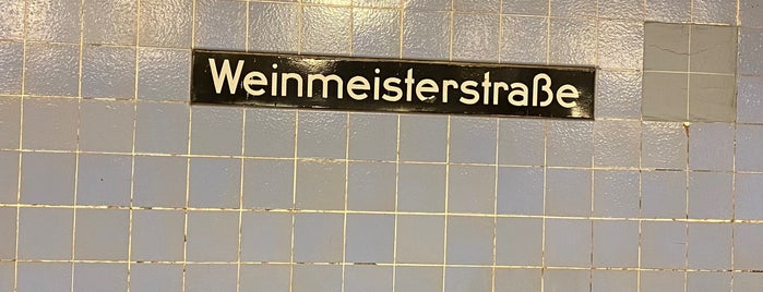 U Weinmeisterstraße is one of Berlin U-Bahn line 8 (U8).