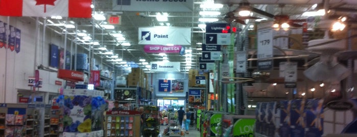 Lowe's is one of Where I've been.