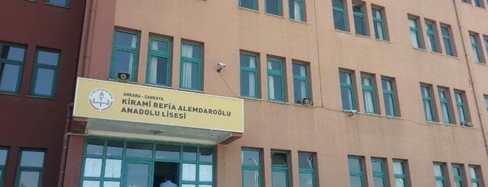 Kirami Refia Alemdaroğlu Anadolu Lisesi is one of Lugares favoritos de Sevgi.