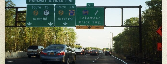 Garden State Parkway at Exit 91 is one of NJ highways.
