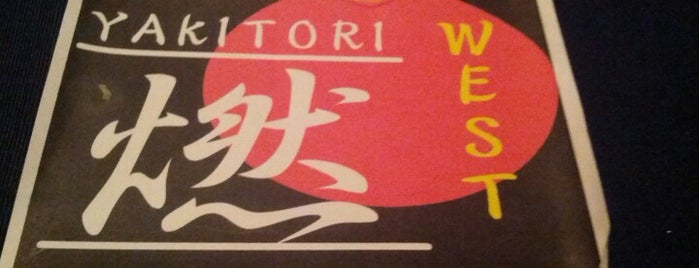 YAKITORI 燃 WEST is one of สถานที่ที่ Tomo ถูกใจ.