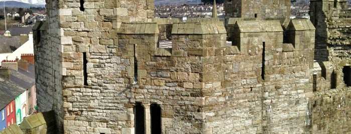 Caernarfon Castle is one of England, Scotland, and Wales.