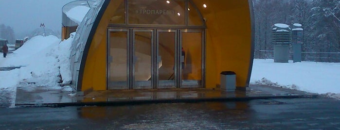 metro Troparyovo is one of Orte, die Степан gefallen.