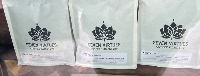 Seven Virtues Coffee Roasters is one of PDX wifi // coffeeshops.