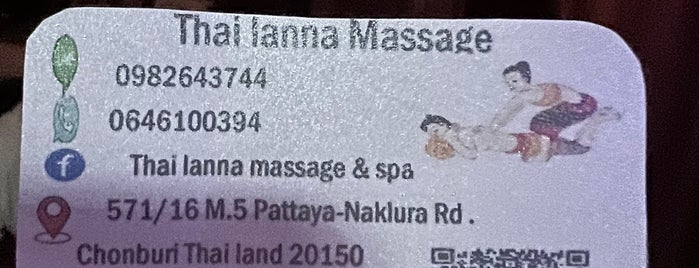 Thai Lanna Massage is one of Pattaya.