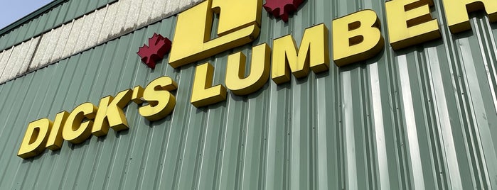 Dick's Lumber & Building Supplies is one of Roofing.