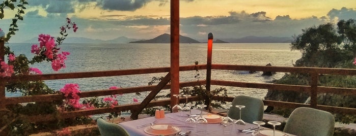 Şovalye Adası Restaurant | Beach | Yacht is one of göcek.