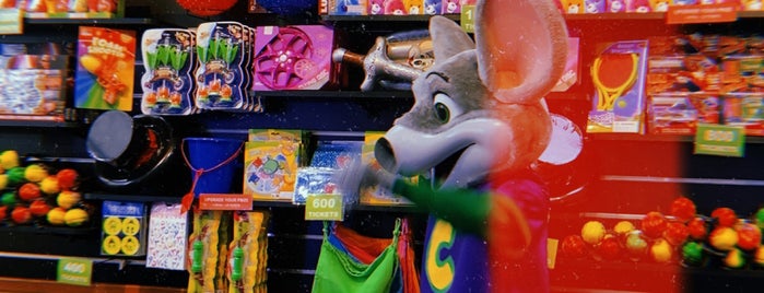 Chuck E, Cheese’s is one of Favorite Places 3.