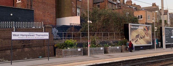 West Hampstead Thameslink Railway Station (WHP) is one of Stations - NR London used.
