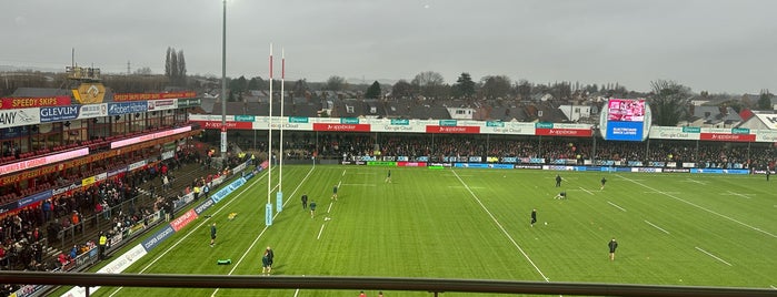 Kingsholm Stadium is one of Gloucester.
