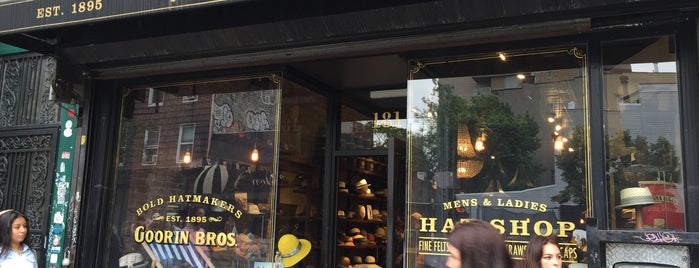 Goorin Bros. Hat Shop - Williamsburg is one of Guide to New York City.