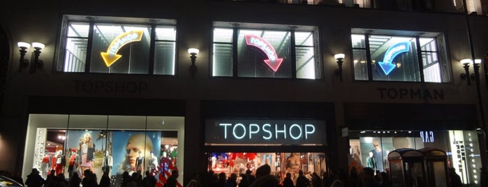 Topshop is one of Guide to London.