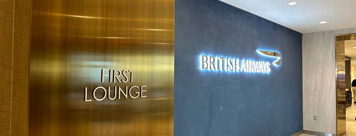 British Airways First Lounge is one of Places to Enjoy a Tiger Beer!.