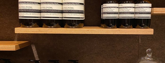Aēsop is one of Best NYC Beauty Shopping.