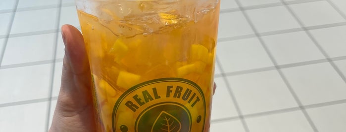 Real Fruit Bubble Tea is one of p.