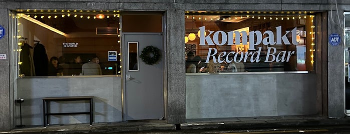 Kompakt Record Bar is one of Seoul.