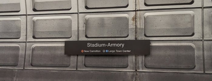 Stadium-Armory Metro Station is one of WMATA Train Stations.