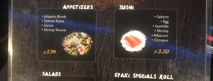 Sushi Eyaki is one of Locais salvos de Dee.
