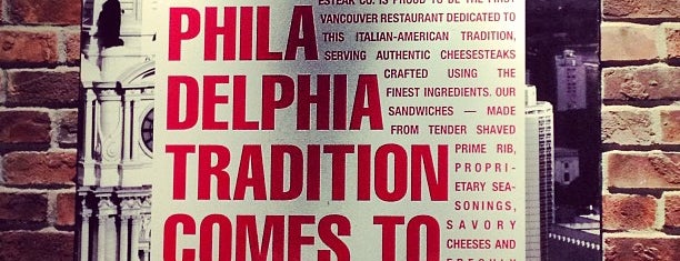 The American CheeseSteak Co. is one of Vancouver, lest I forget.