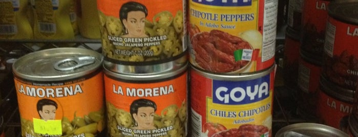 Don Juan Bodega is one of Places that carry chipotles en adobo.