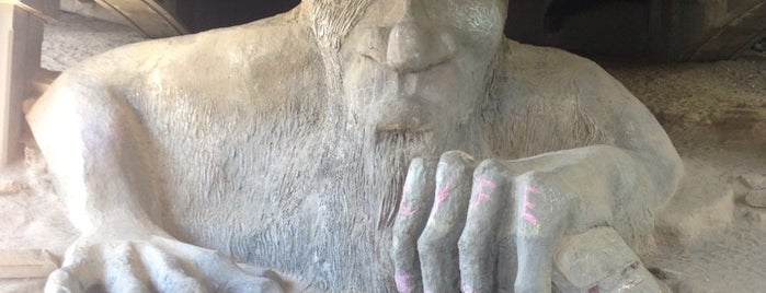 The Fremont Troll is one of Seattle Favorites.