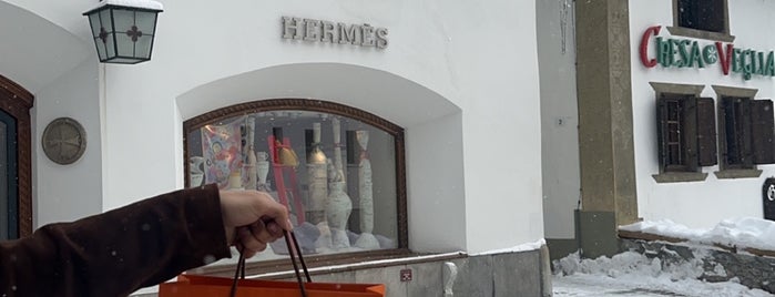 Hermès is one of St. Moritz - On Top of the World.