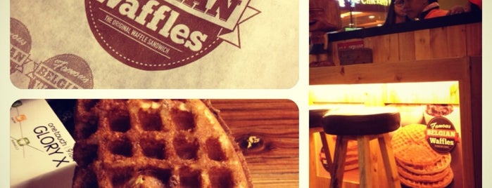 Famous Belgian Waffles Sta. Lucia is one of Sta. Lucia East Grandmall.