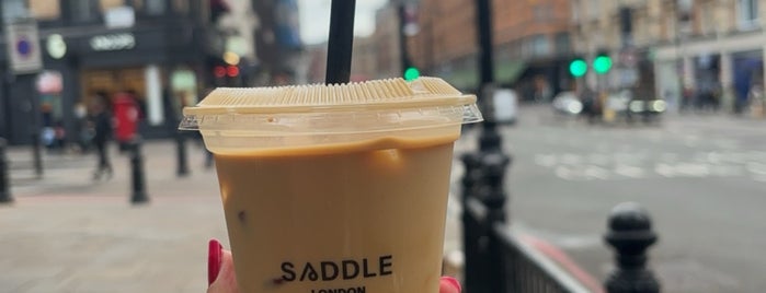 Saddle Cafe is one of London - Coffee/Breakfast.