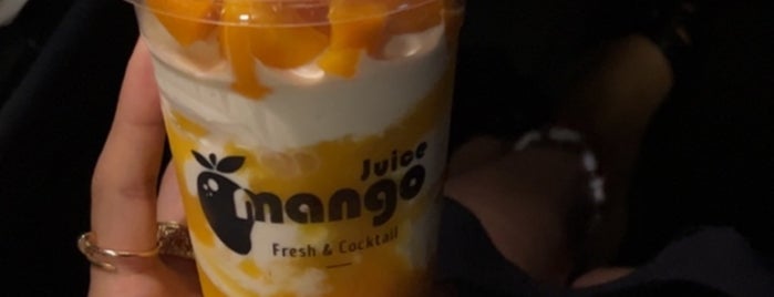 Mango Juice is one of Riyadh Greens 🍏🥤🥗.