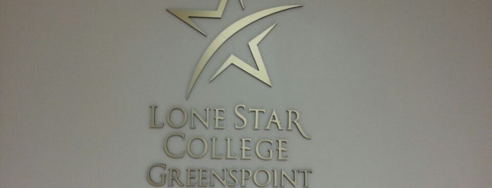 Lone Star College - Greenspoint Center is one of My Haunt's.
