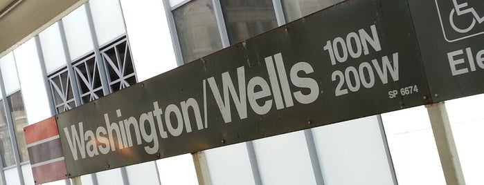 CTA - Washington/Wells is one of Brown Line.