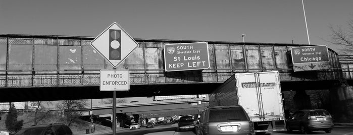 Interstate 55 at Cicero Avenue is one of Chicago Neighborhoods.