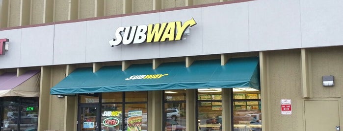 Subway is one of Places.